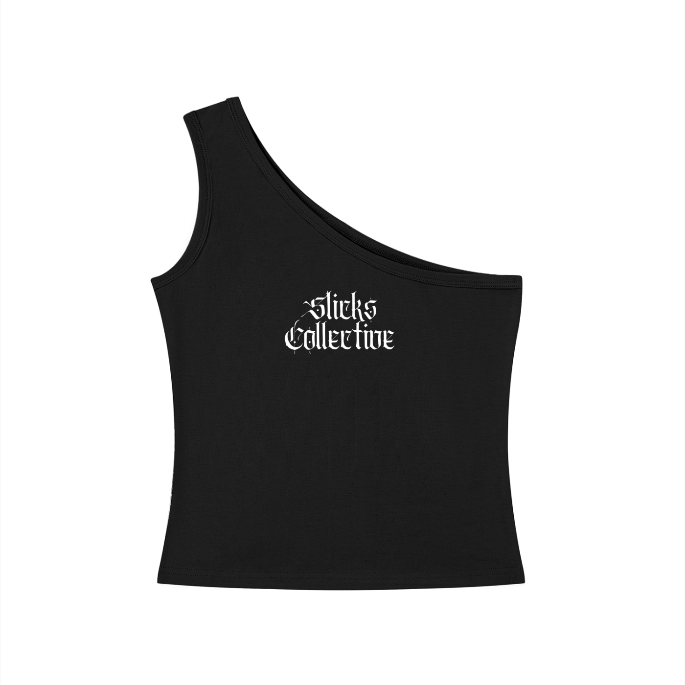 Women's One-Shoulder Crop T-Shirt - *Signature*
