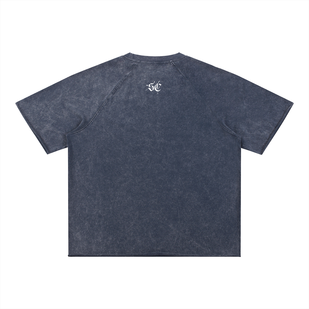 Mineral Wash Raw Edge T-Shirt