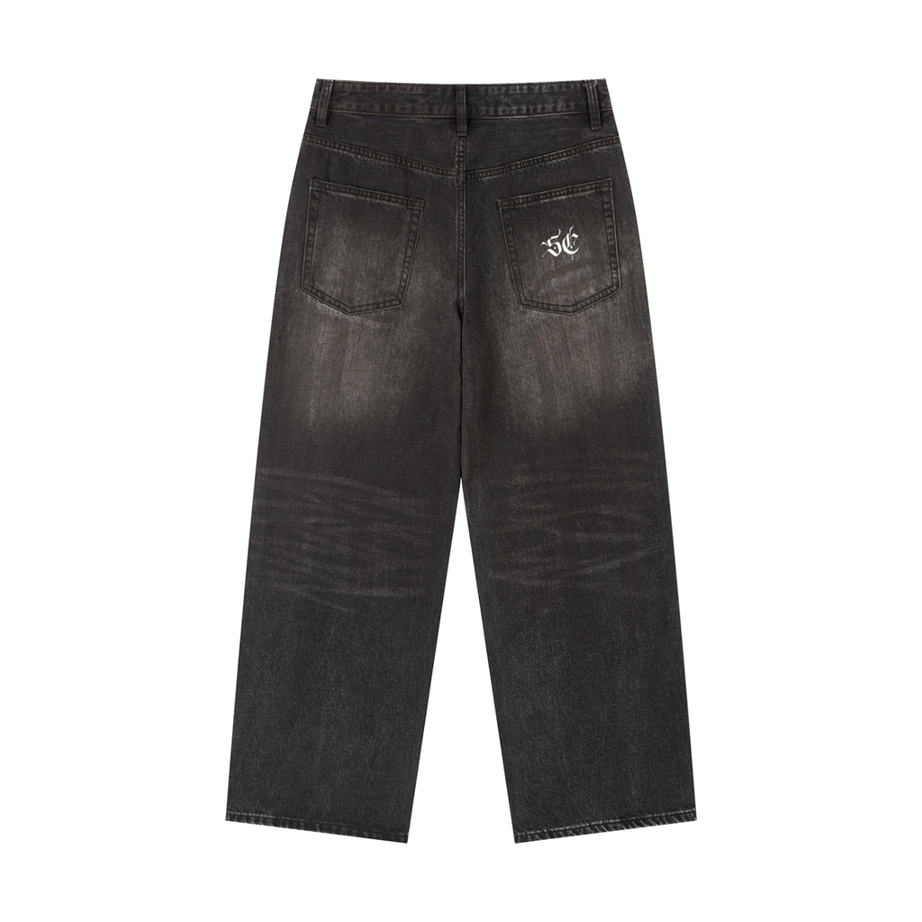 Vintage Wash Heavyweight Denim Jeans - *Signature*