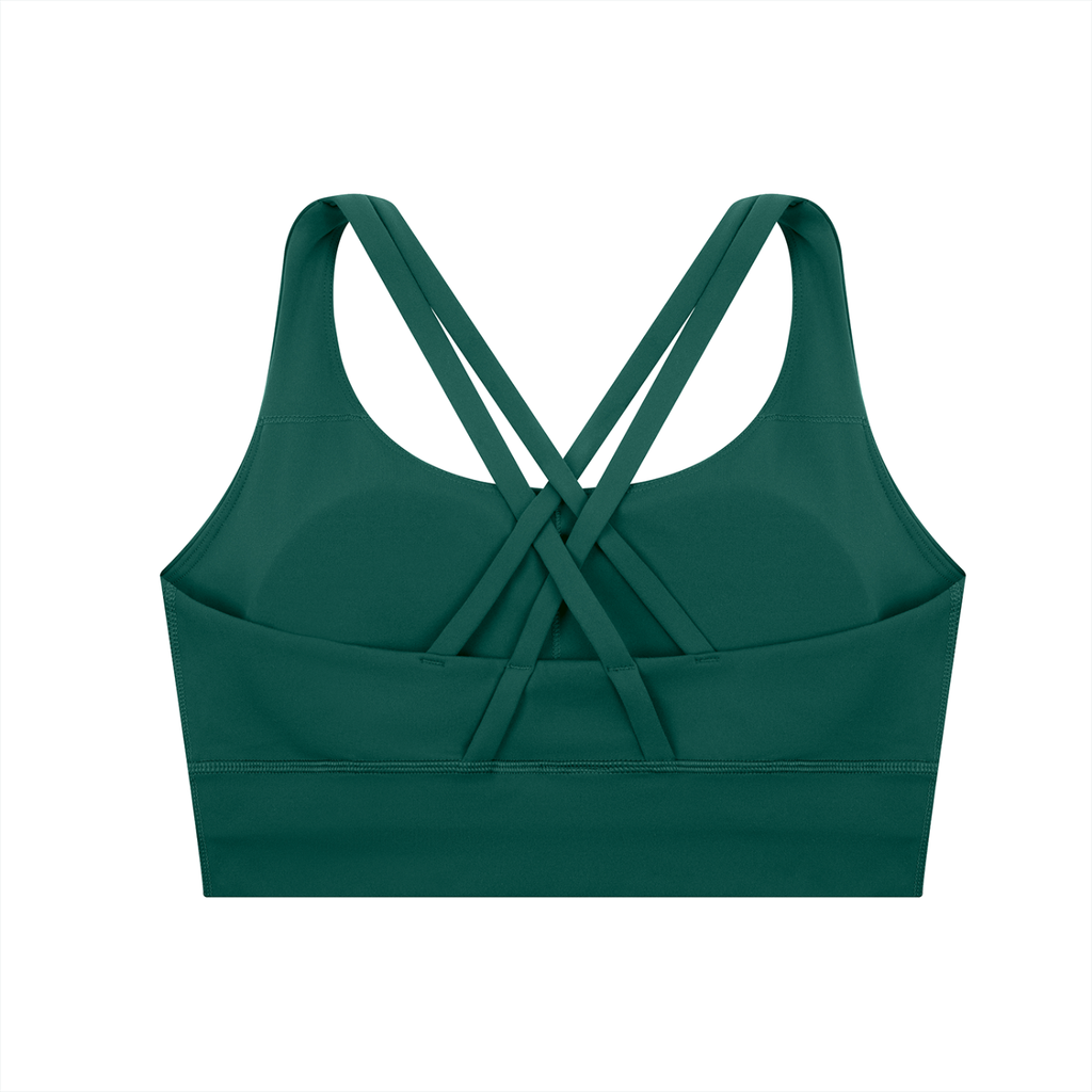 Strappy Criss-Cross Sports Bra - *Signature*
