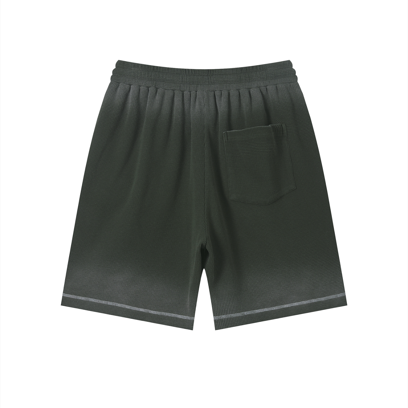 Sunfade Waffle Raw Hem Shorts - *Signature*