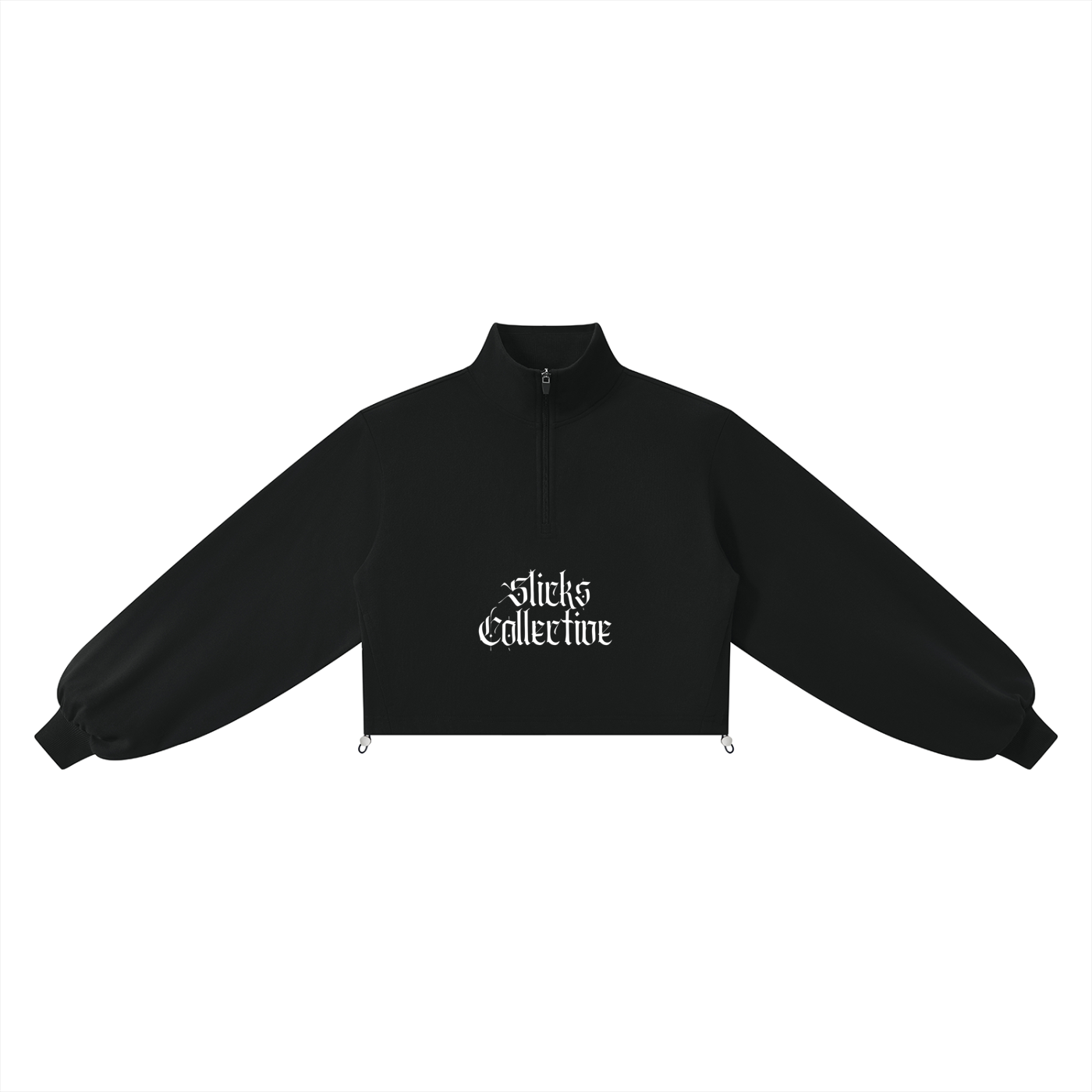 Halo Cropped Quarter Sweatshirt