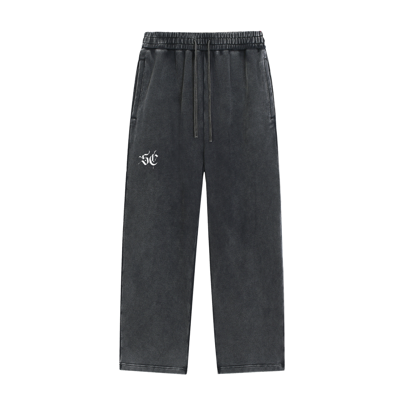 Open Leg Snow Washed Sweatpants - *Signature*