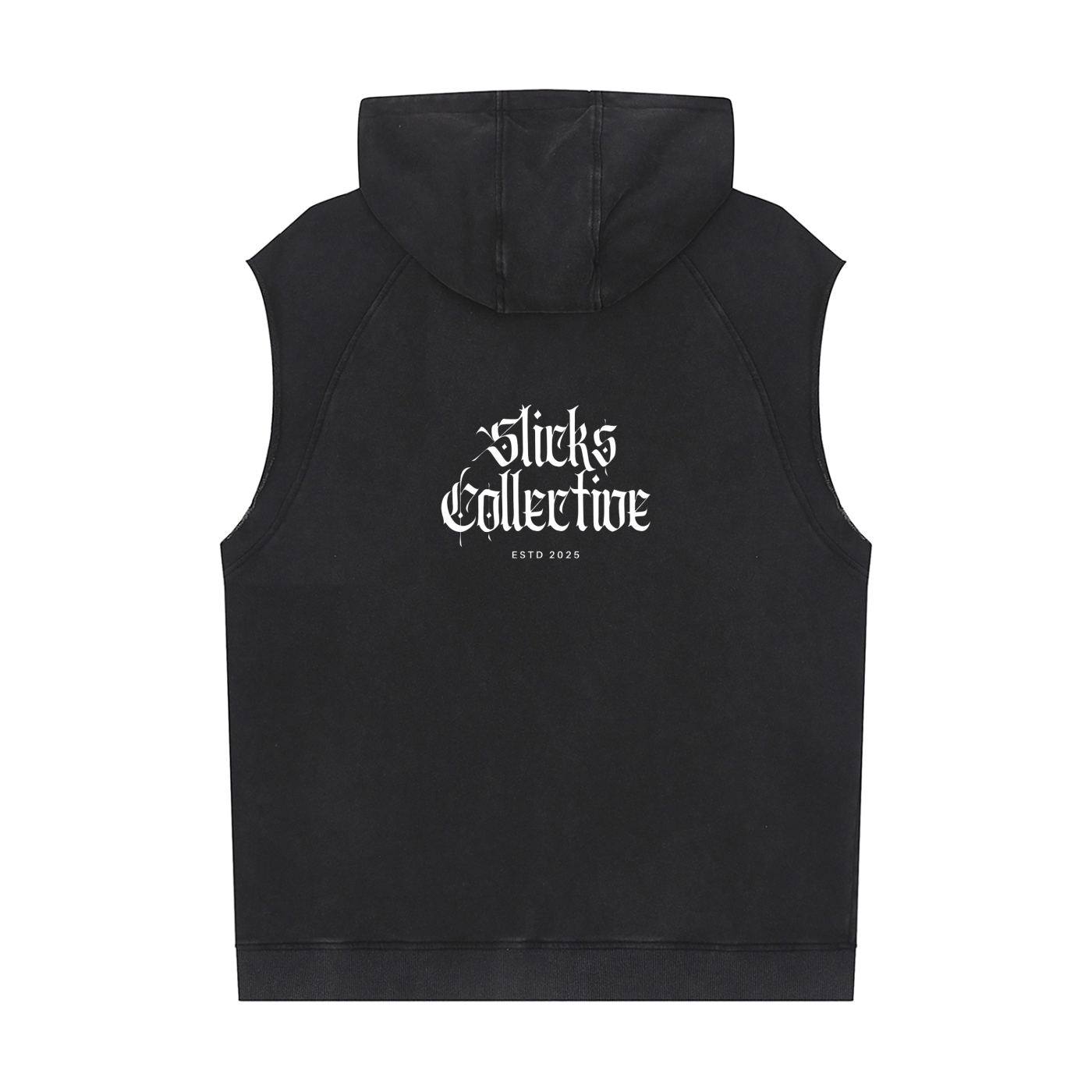Snow Washed Sleeveless Hoodie - *Signature*