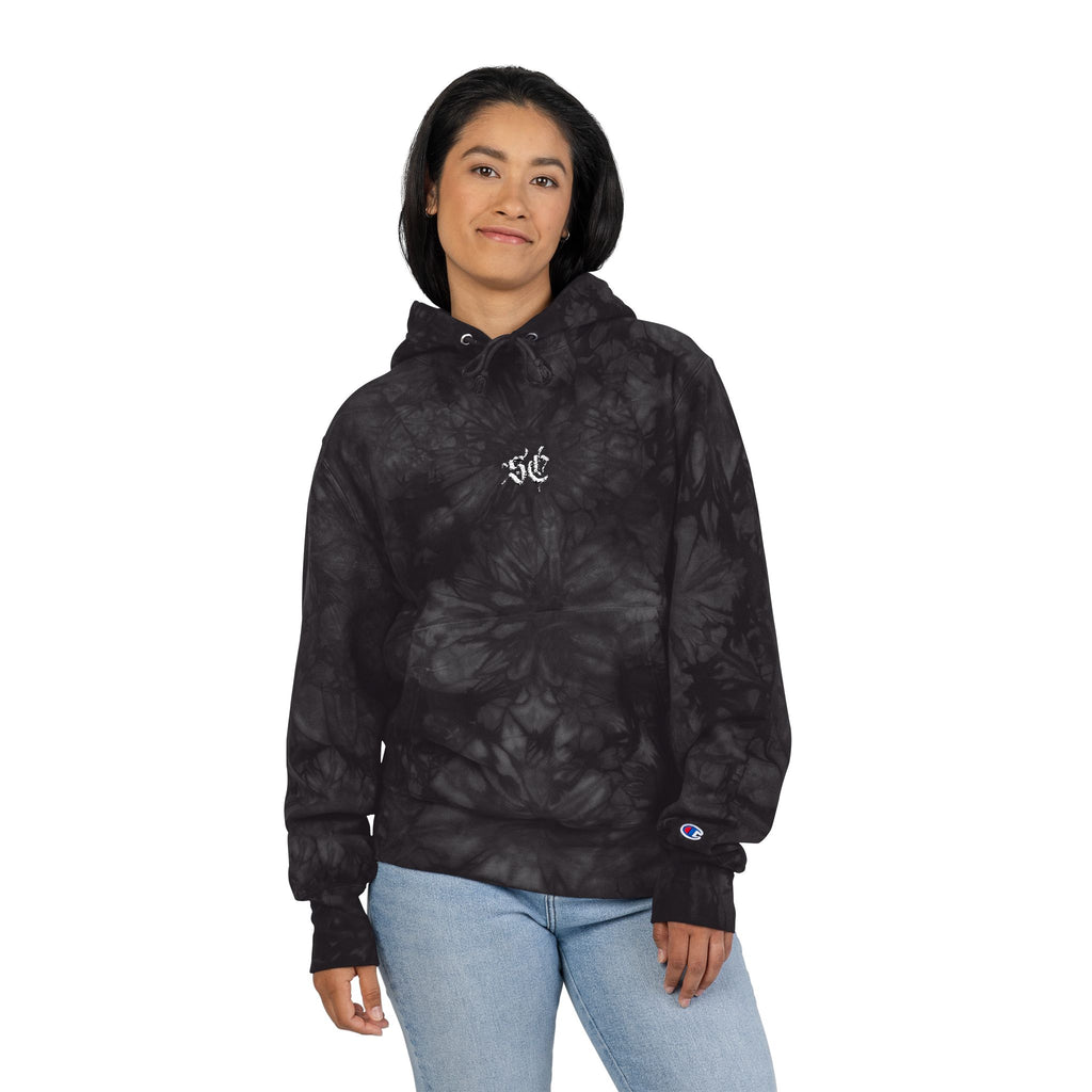 Embroidered SC Champion Tie-Dye Hoodie - *Signature*