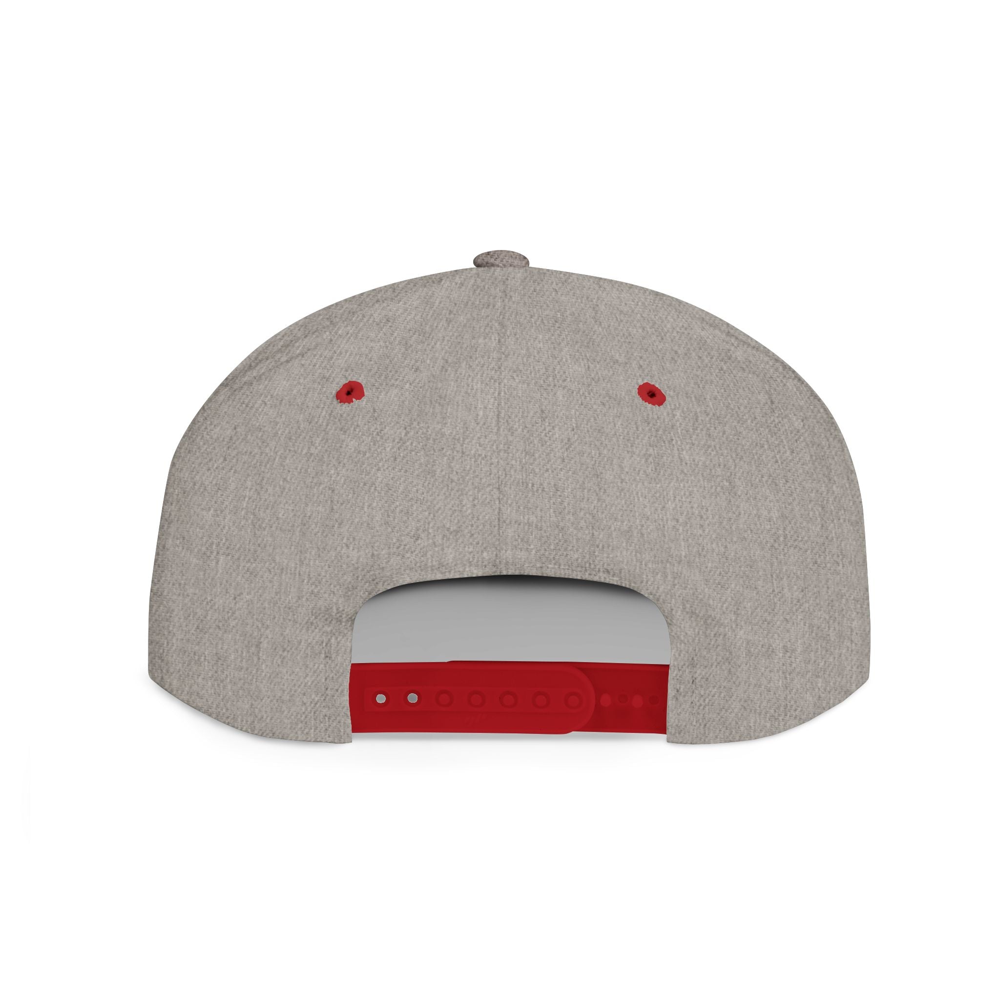 Distressed Snapback Hat — *Rise* Logo Flat Bill