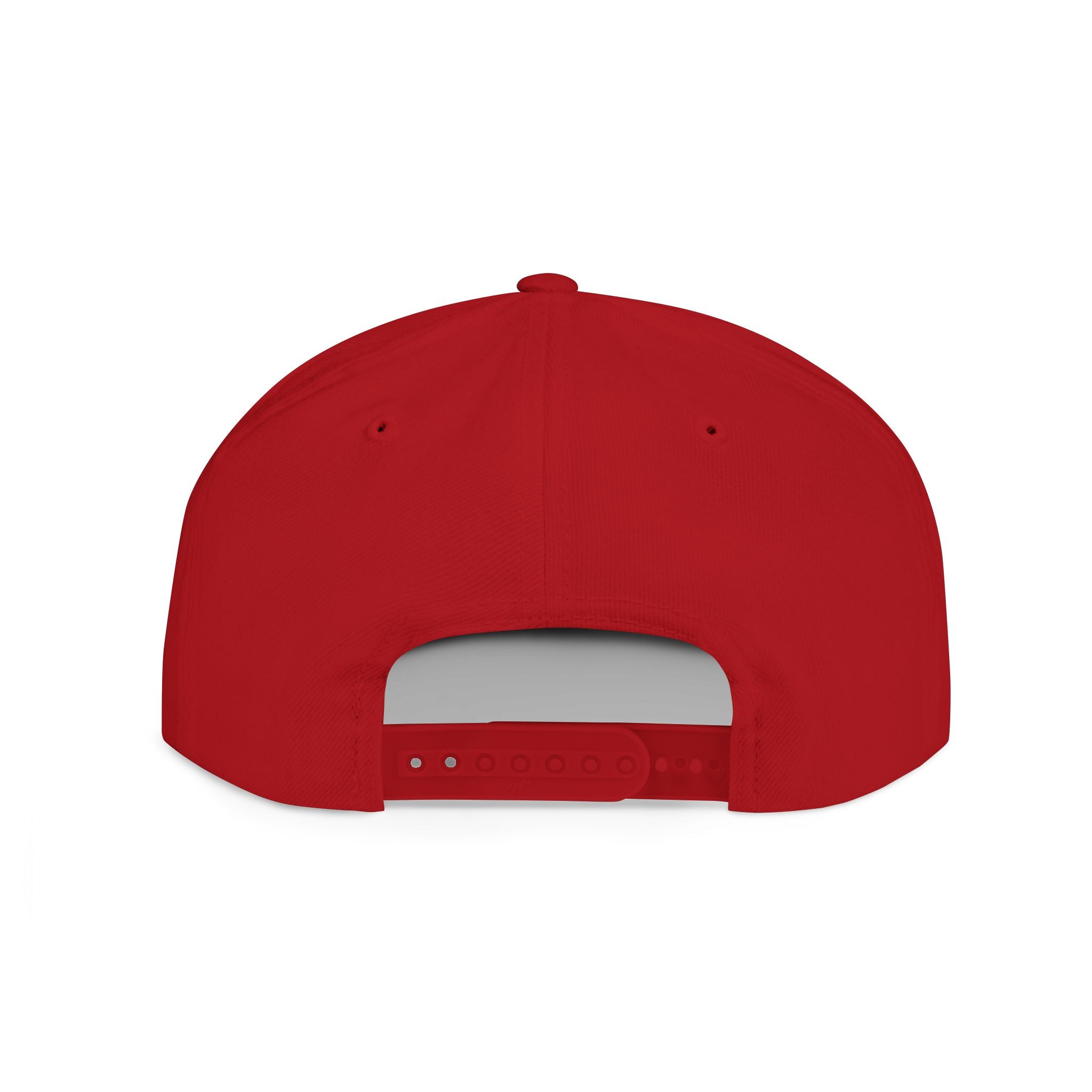 Distressed Snapback Hat — *Rise* Logo Flat Bill