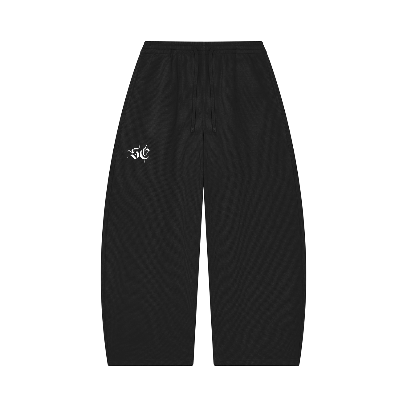 Waffle Barrel Leg Pants