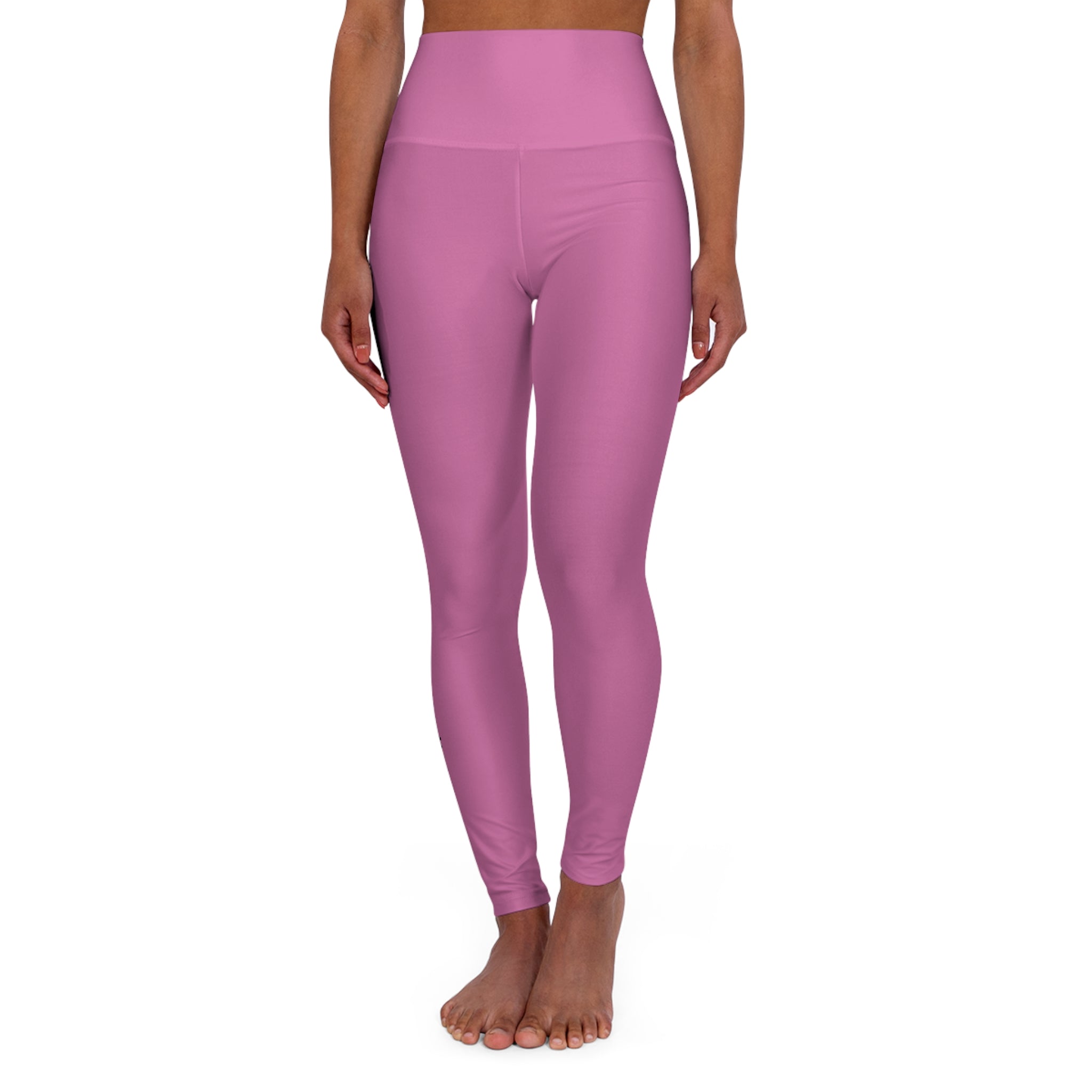 High-Waisted Yoga Leggings — Black SC Logo