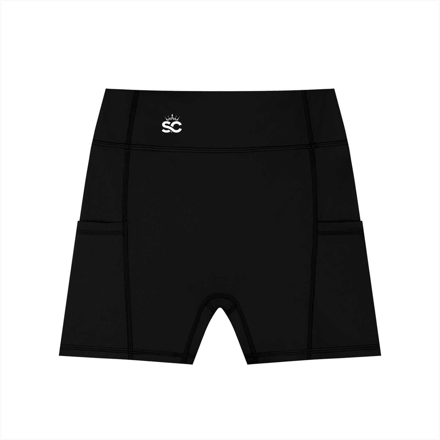 High-Waisted Pocket Biker Shorts - *Rise*