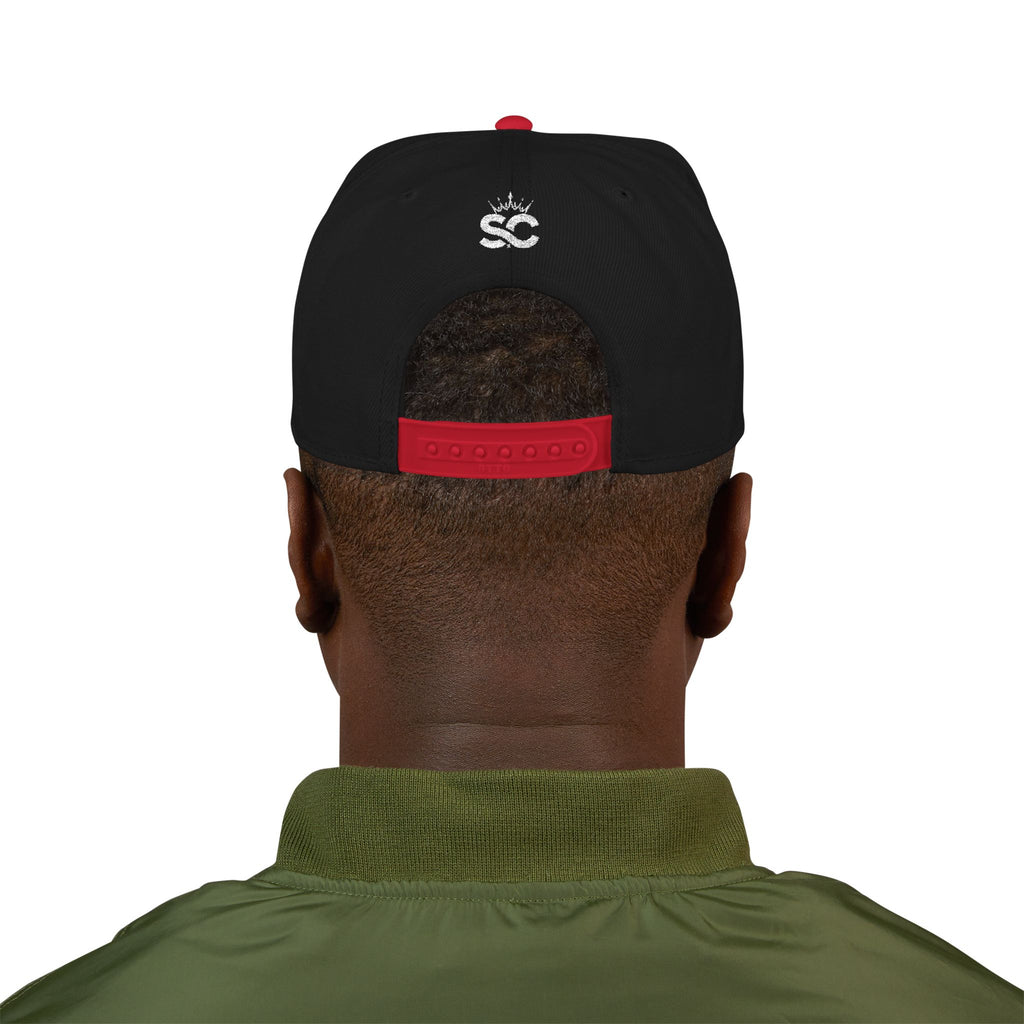 Embroidered Snapback Hat – *Rise* Logo