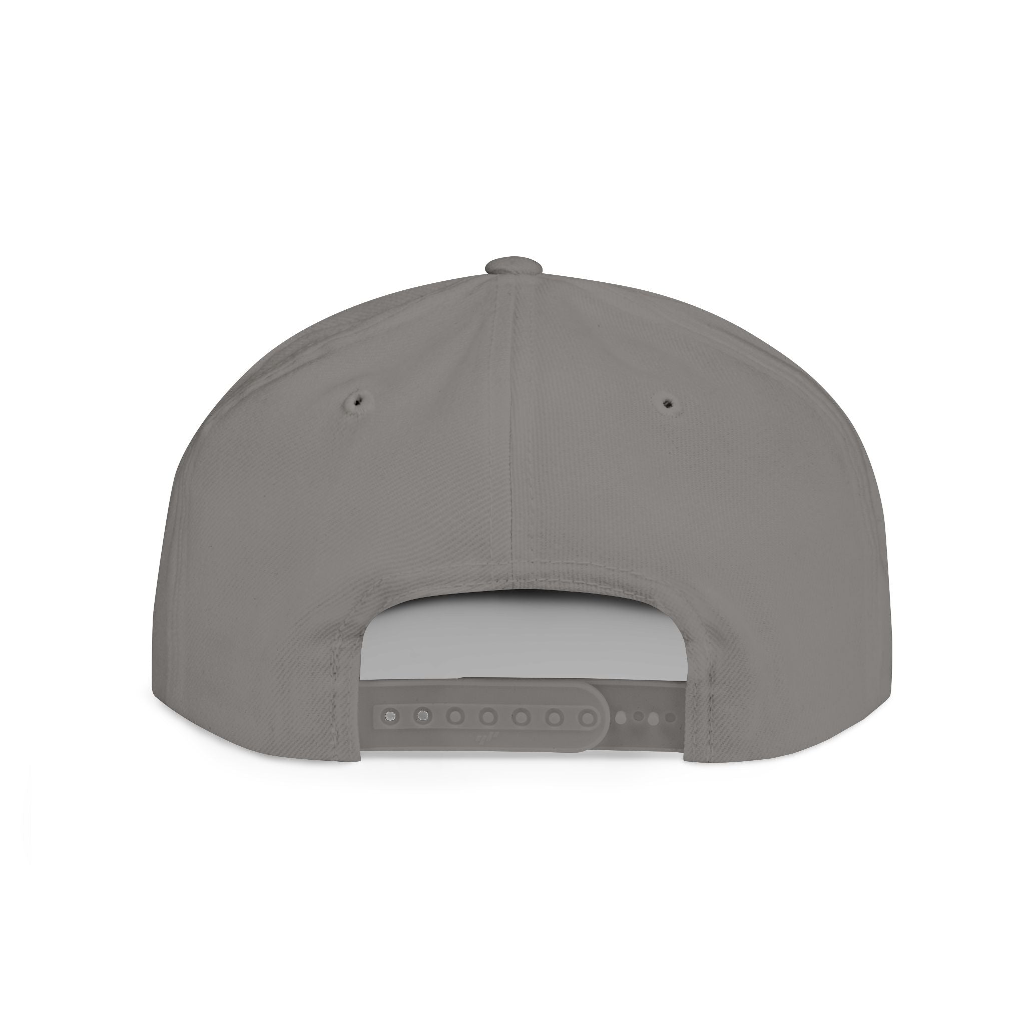 Distressed Snapback Hat — *Rise* Logo Flat Bill