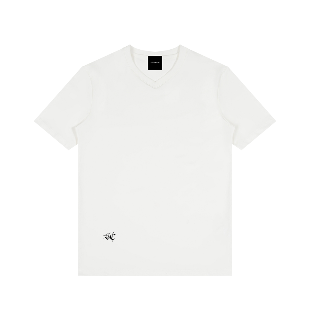 Men's Solid V-Neck Tee