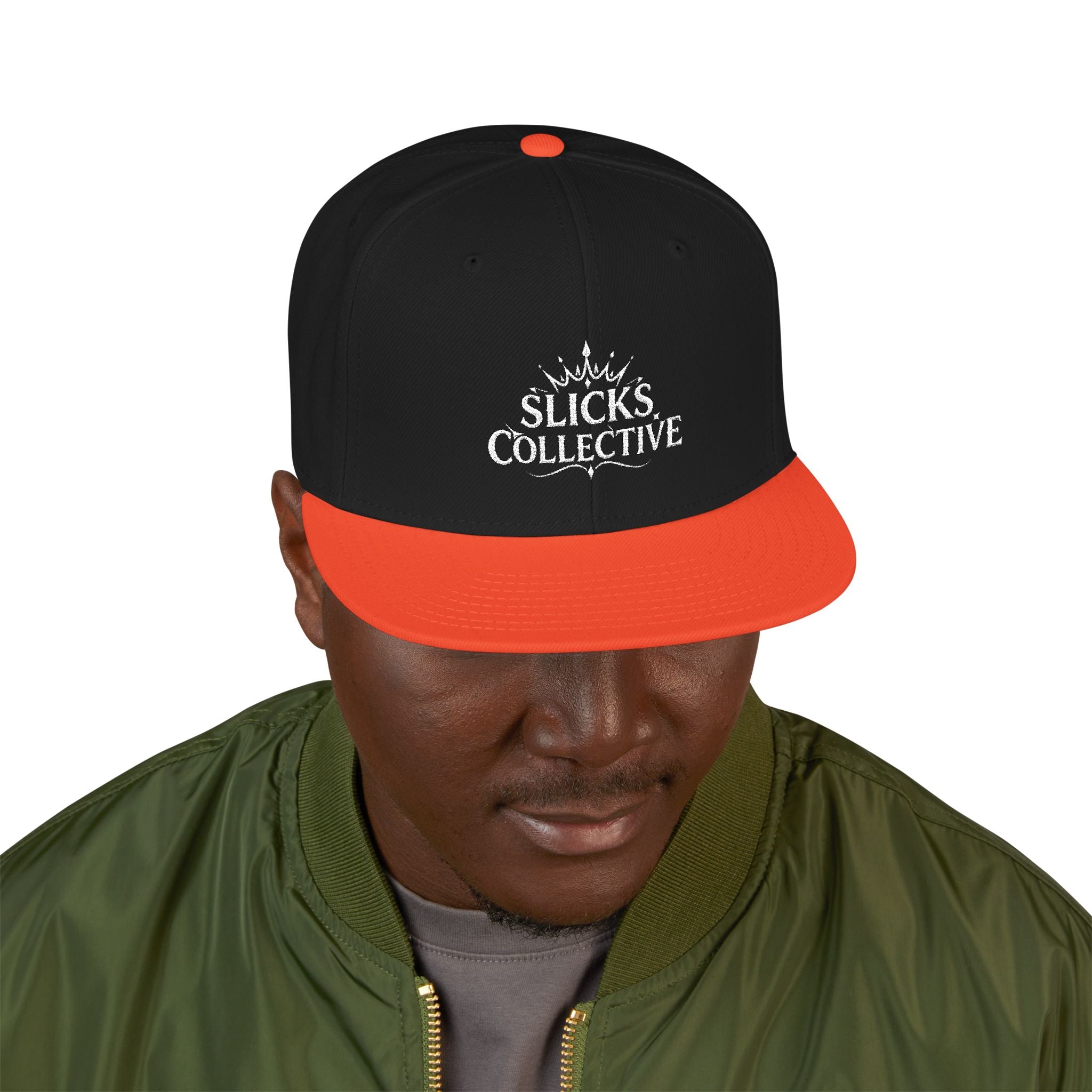 Embroidered Snapback Hat – *Rise* Logo