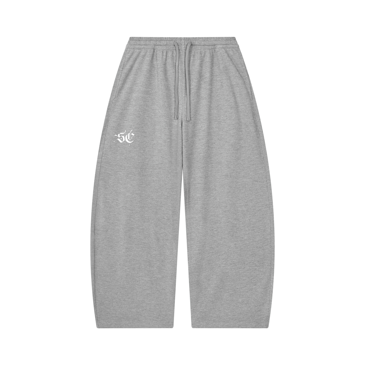 Waffle Barrel Leg Pants