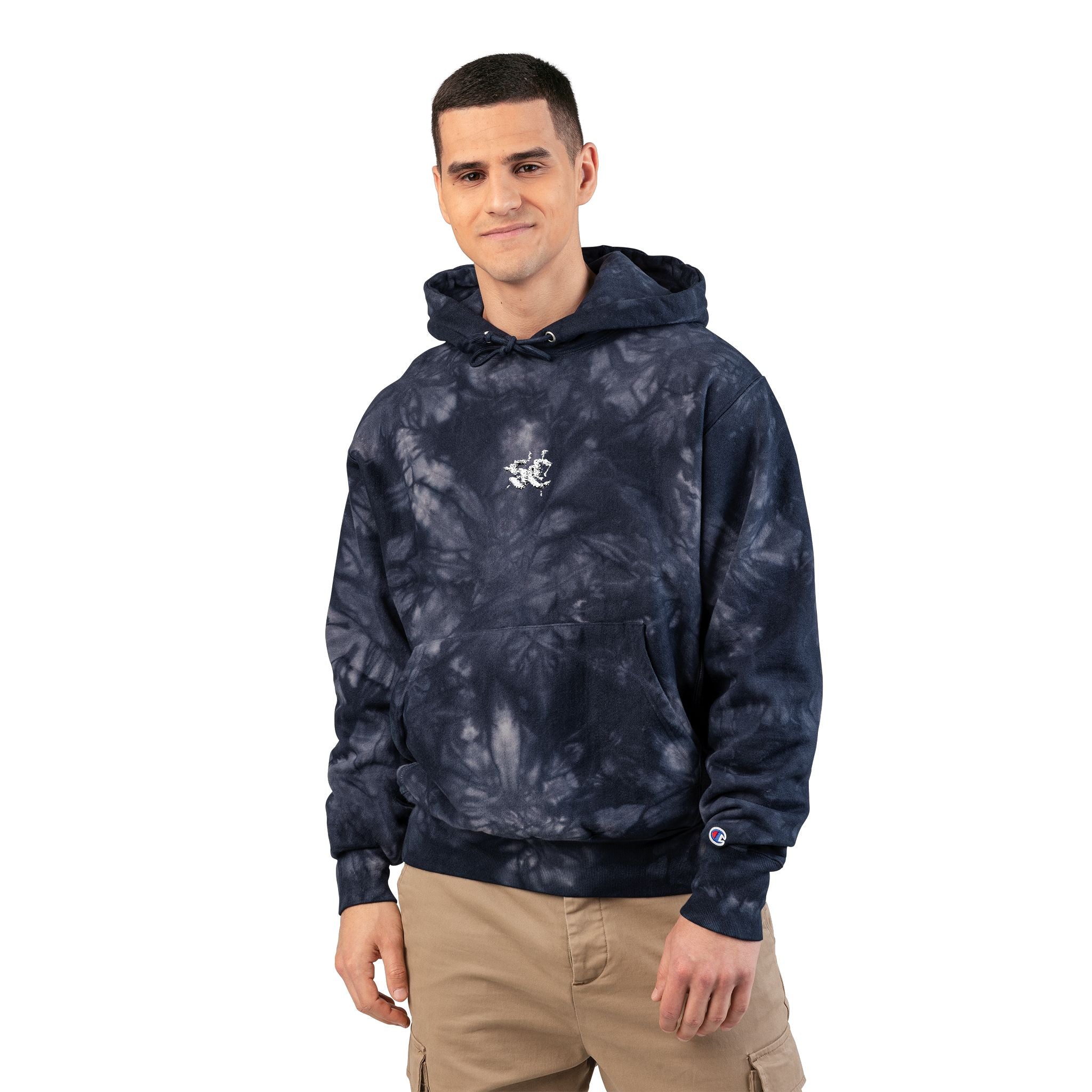Embroidered SC Champion Tie-Dye Hoodie - *Signature*