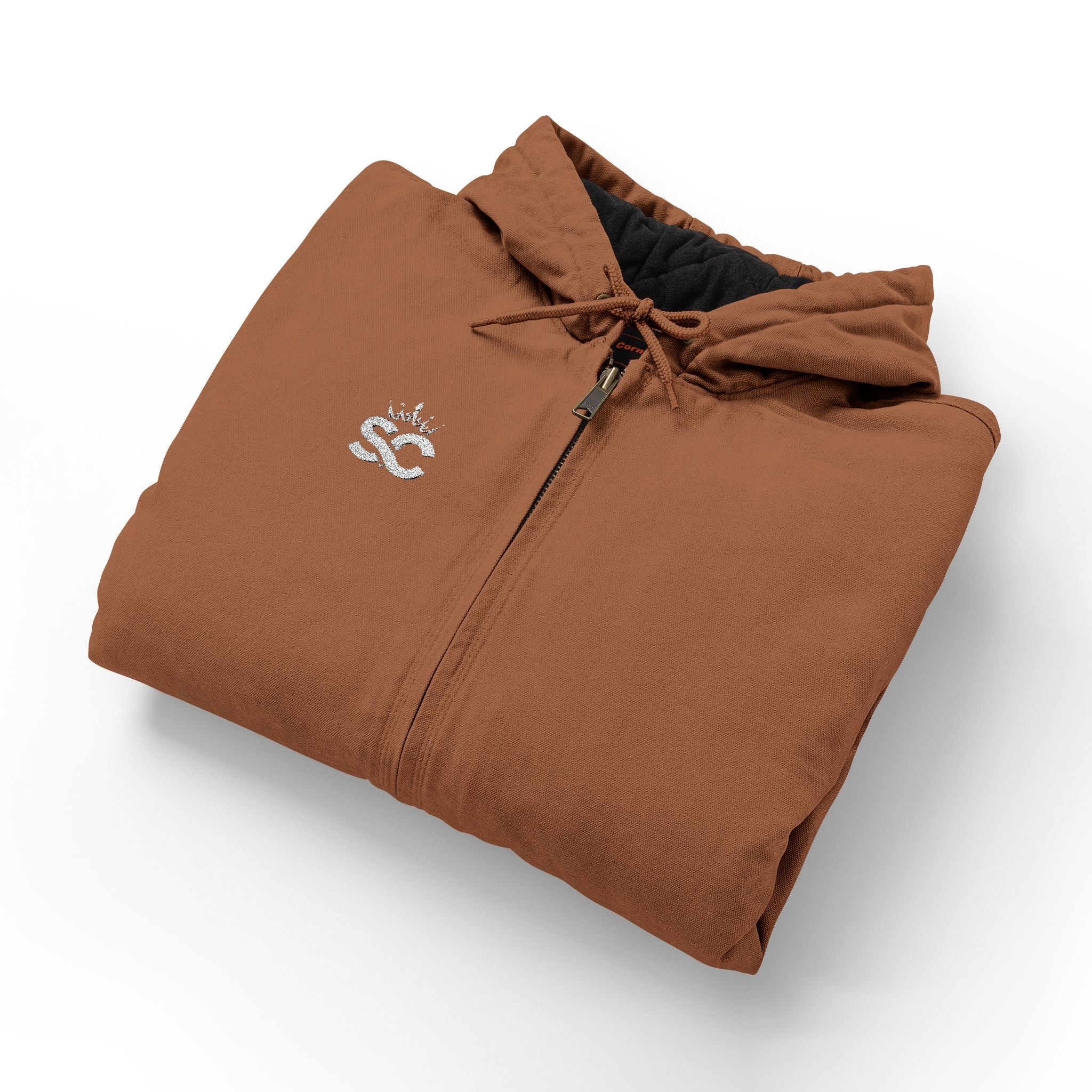 Embroidered Men's Hooded Work Jacket - *Rise*