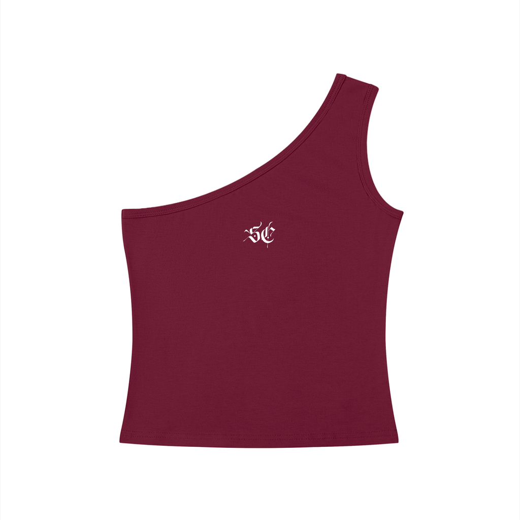Women's One-Shoulder Crop T-Shirt - *Signature*