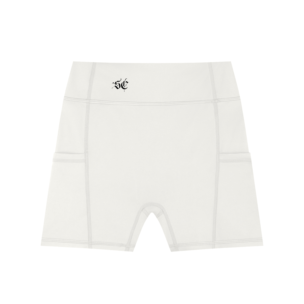 High-Waisted Pocket Biker Shorts - *Rise*