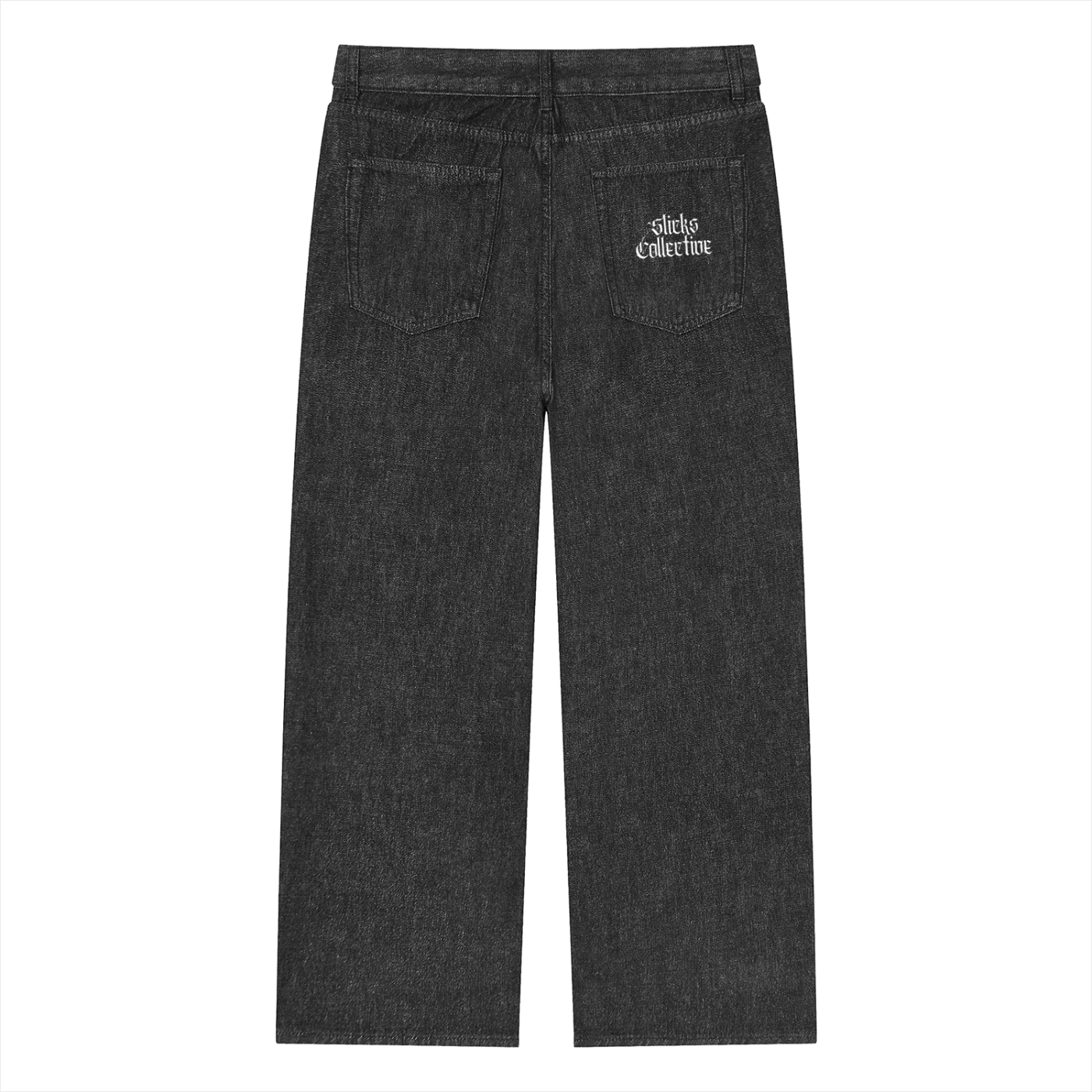 Vintage Wash Straight Leg Jeans