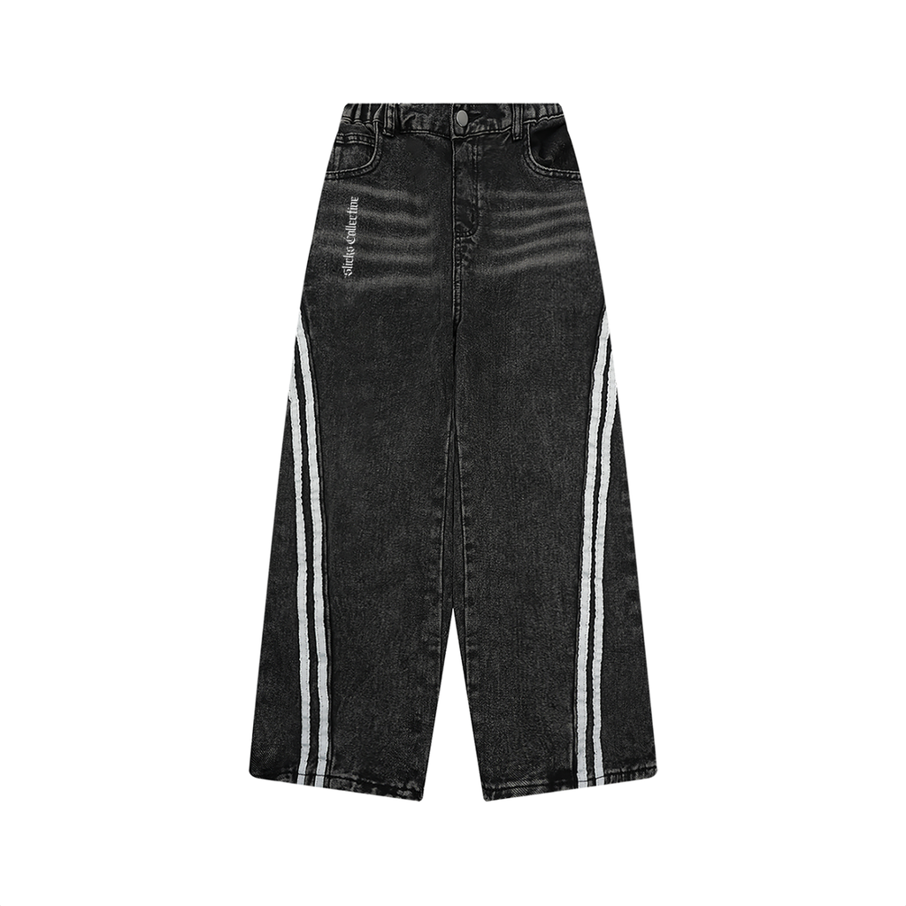 Kid’s Vintage Wash Side Stripe Jeans