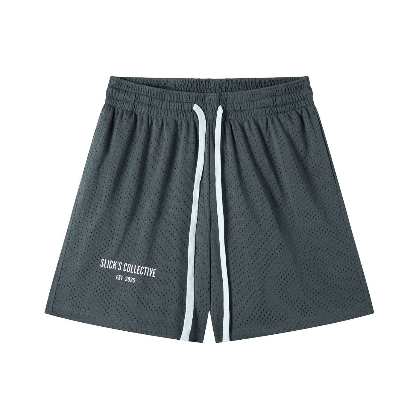 Mesh Drawstring Shorts