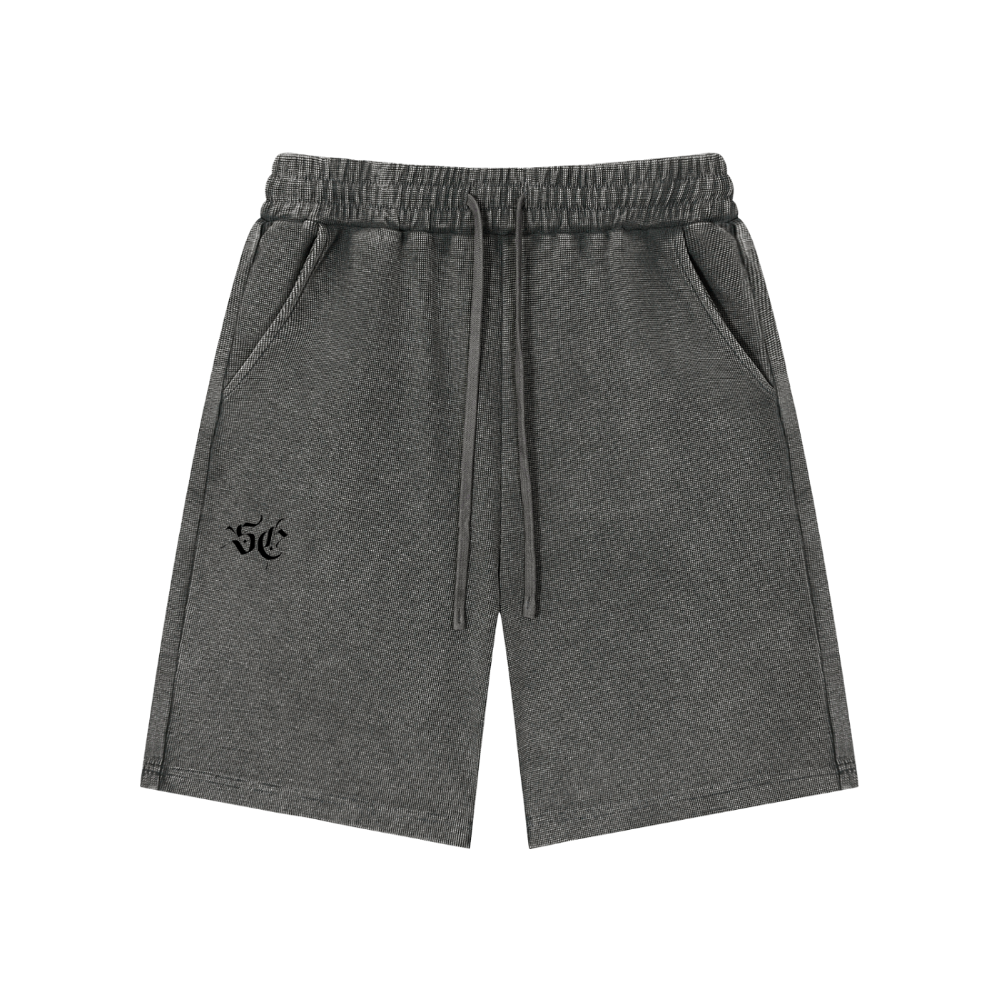 Dark Canvas Knit Leisure Shorts
