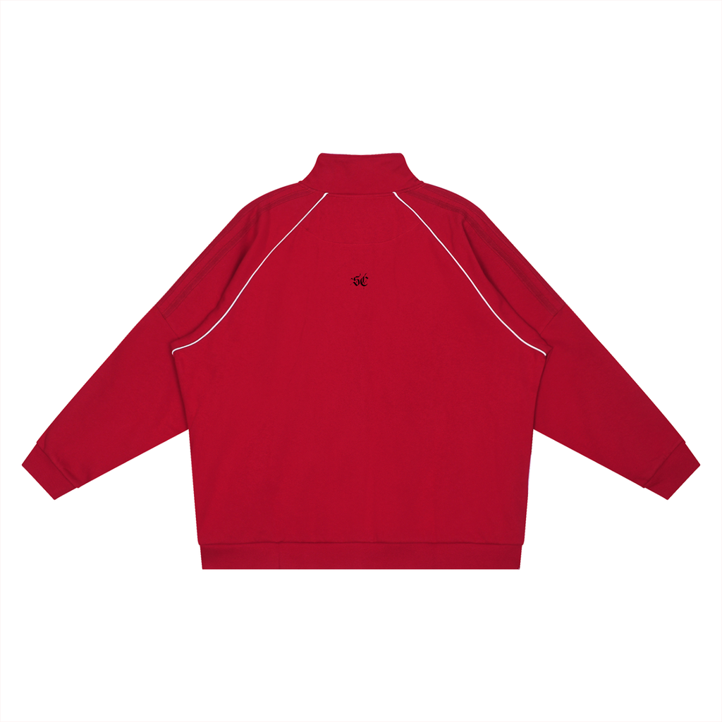 Reflection Striped Raglan Sleeve Jacket - *Signature*
