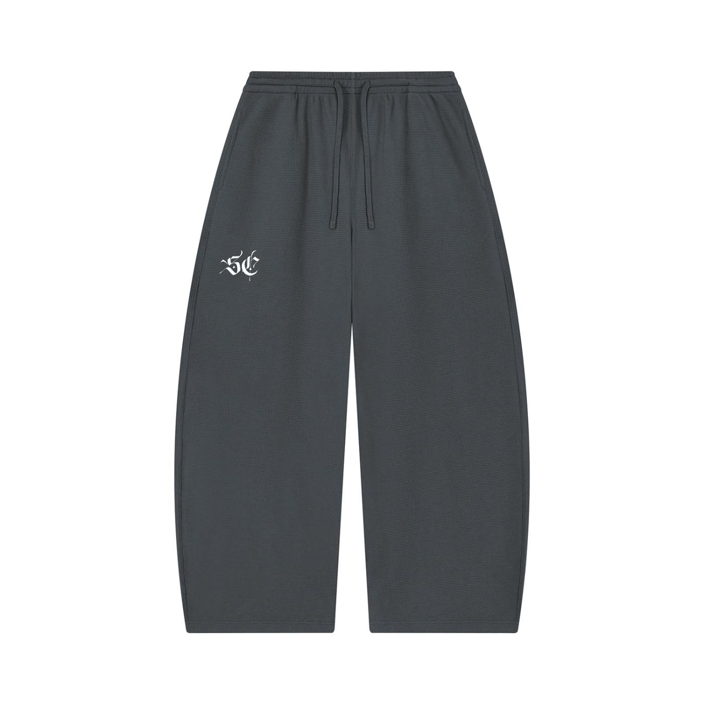 Waffle Barrel Leg Pants