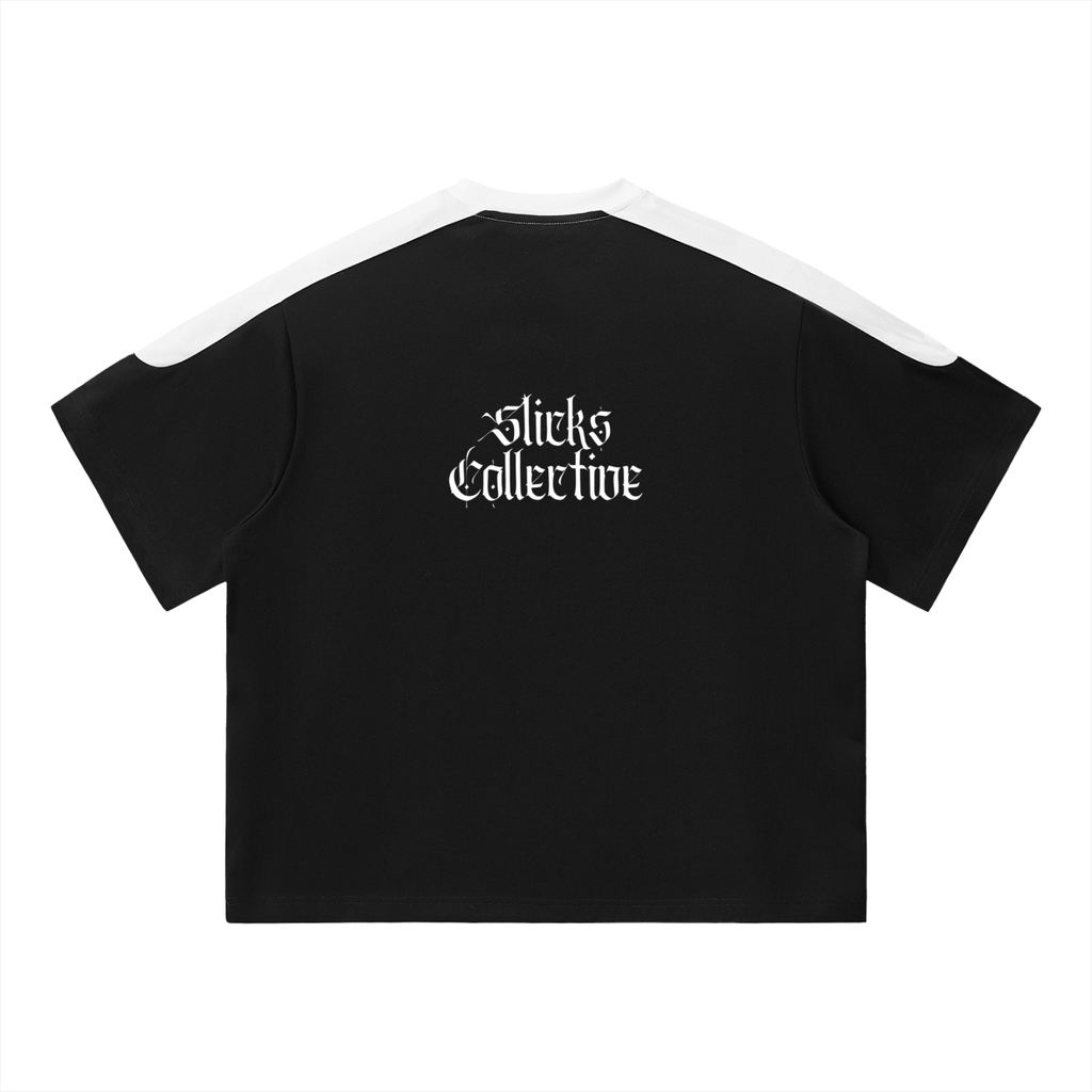Color Block Oversized Tee - *Signature*