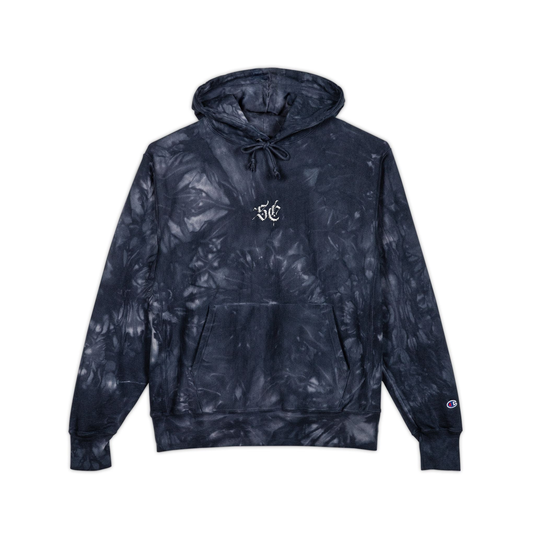 Embroidered SC Champion Tie-Dye Hoodie - *Signature*