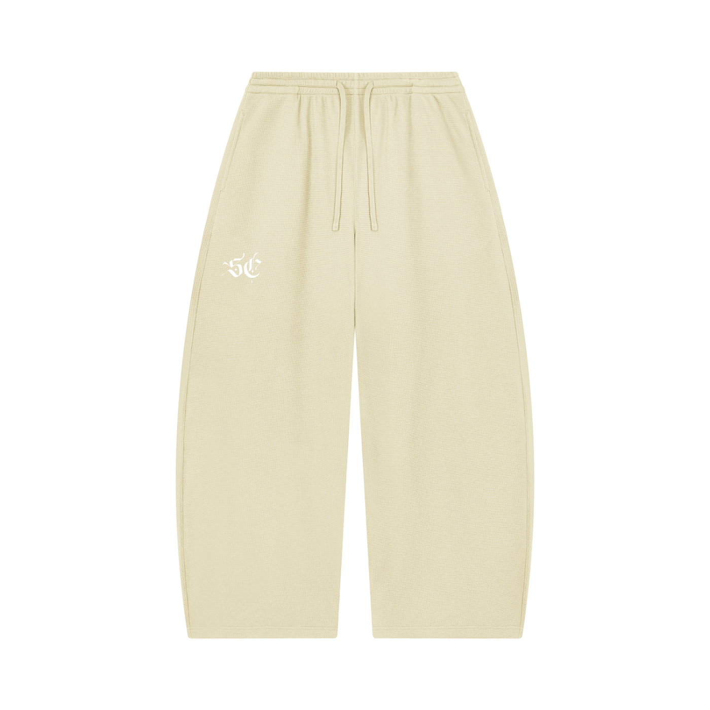 Waffle Barrel Leg Pants