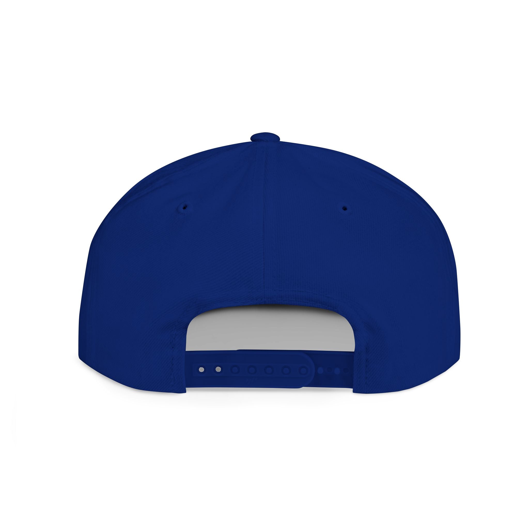 Distressed Snapback Hat — *Rise* Logo Flat Bill