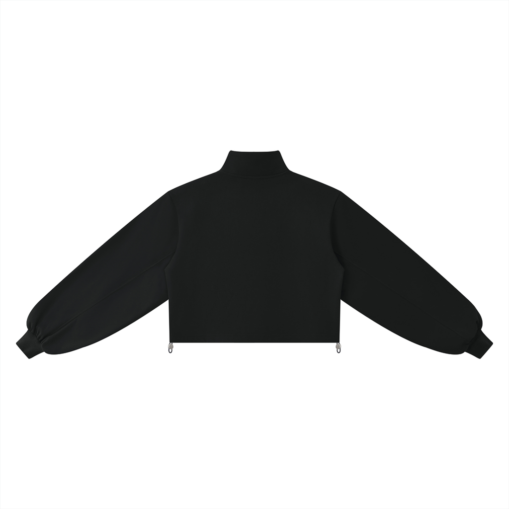 Halo Cropped Quarter Sweatshirt