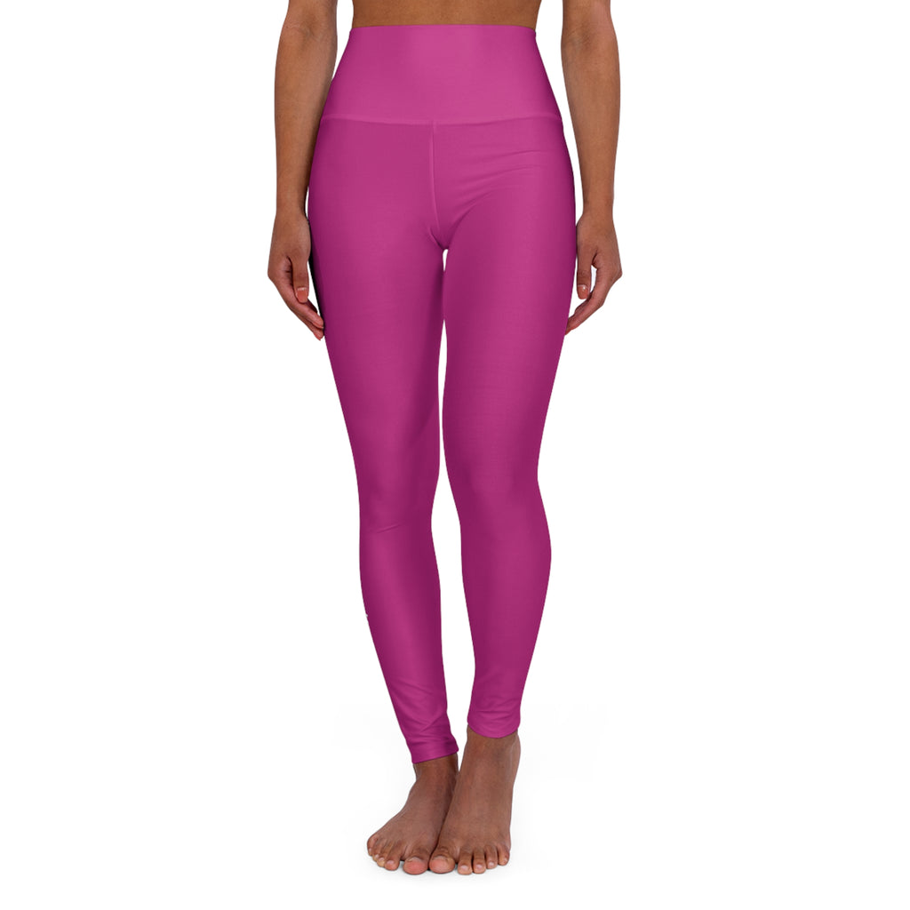 High-Waisted Yoga Leggings — Comfortable All-Over-Print Activewear