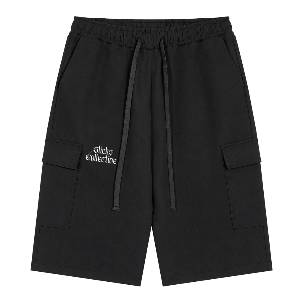 Drawstring Cargo Shorts - *Signature*