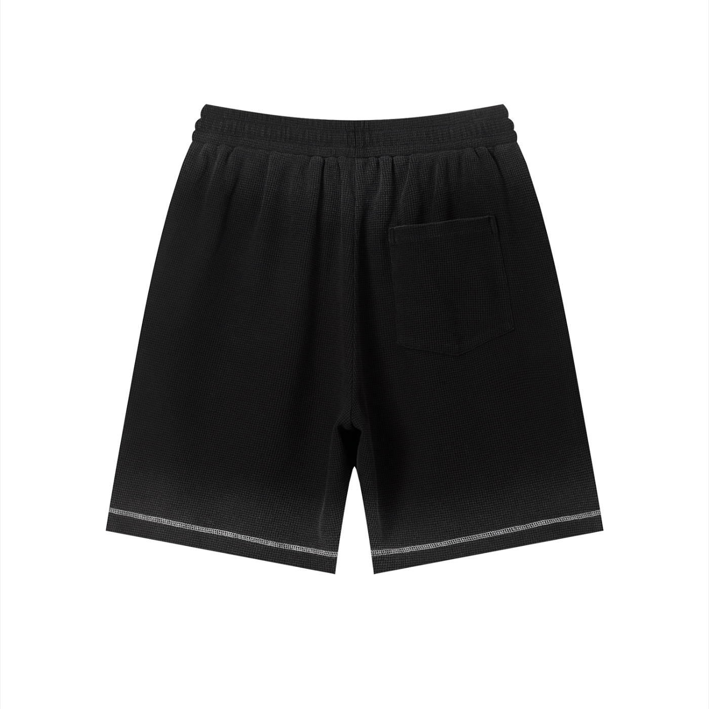 Sunfade Waffle Raw Hem Shorts - *Signature*