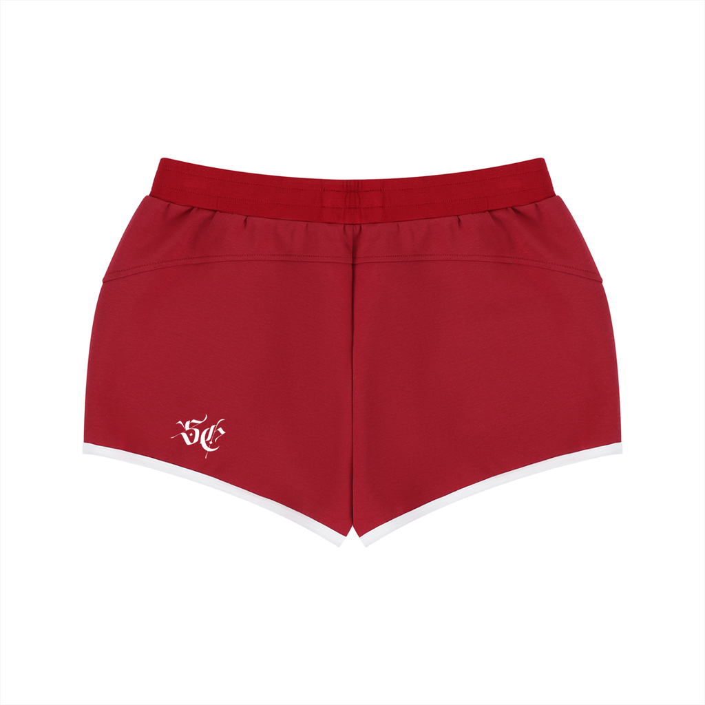 Women's Retro Contrast Binding Shorts