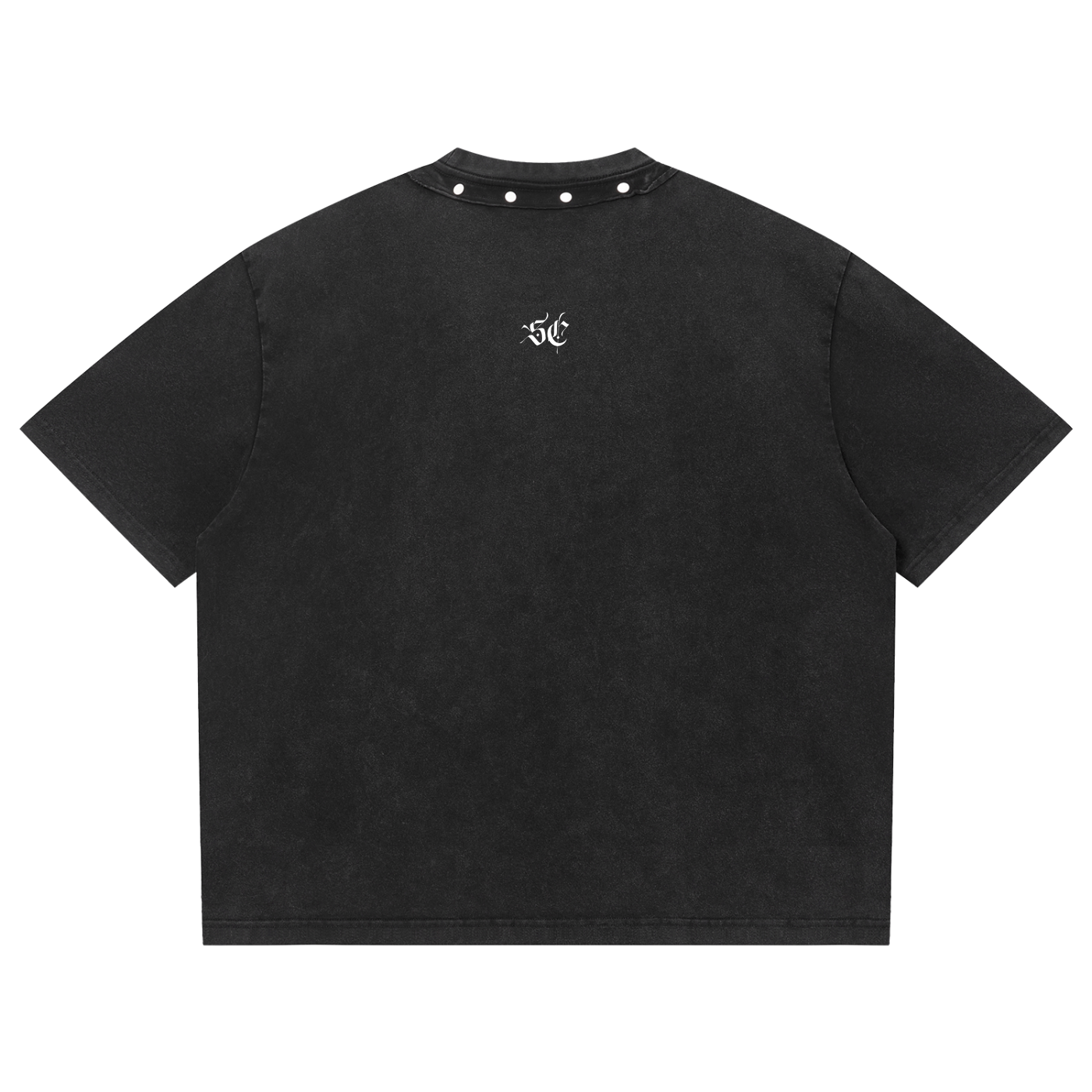 Washed Boxy Studded Tee - *Signature*