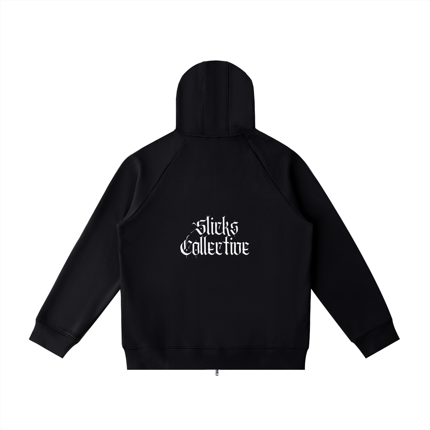 Heavyweight Raglan Sleeve Zip Hoodie