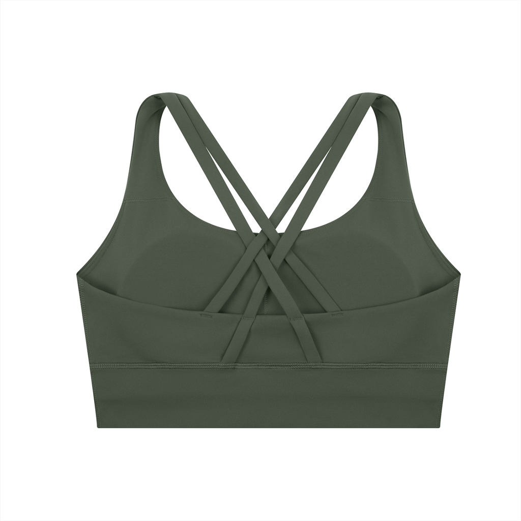 Strappy Criss-Cross Sports Bra - *Rise*