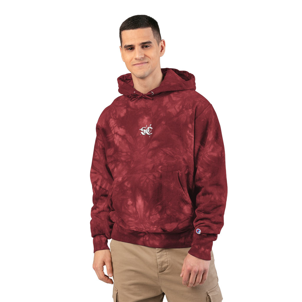 Embroidered SC Champion Tie-Dye Hoodie - *Signature*