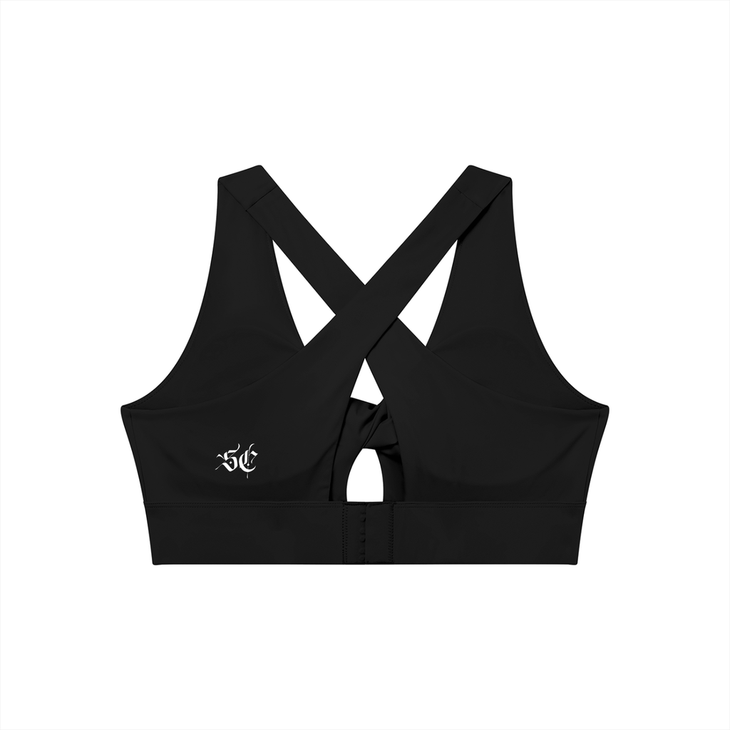 Women's Twist Front V-Neck Sports Bra - *Signature*