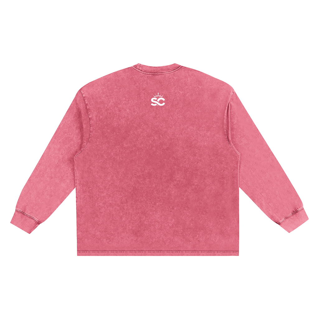 Snow Washed Frayed Edge Tee - *Rise*