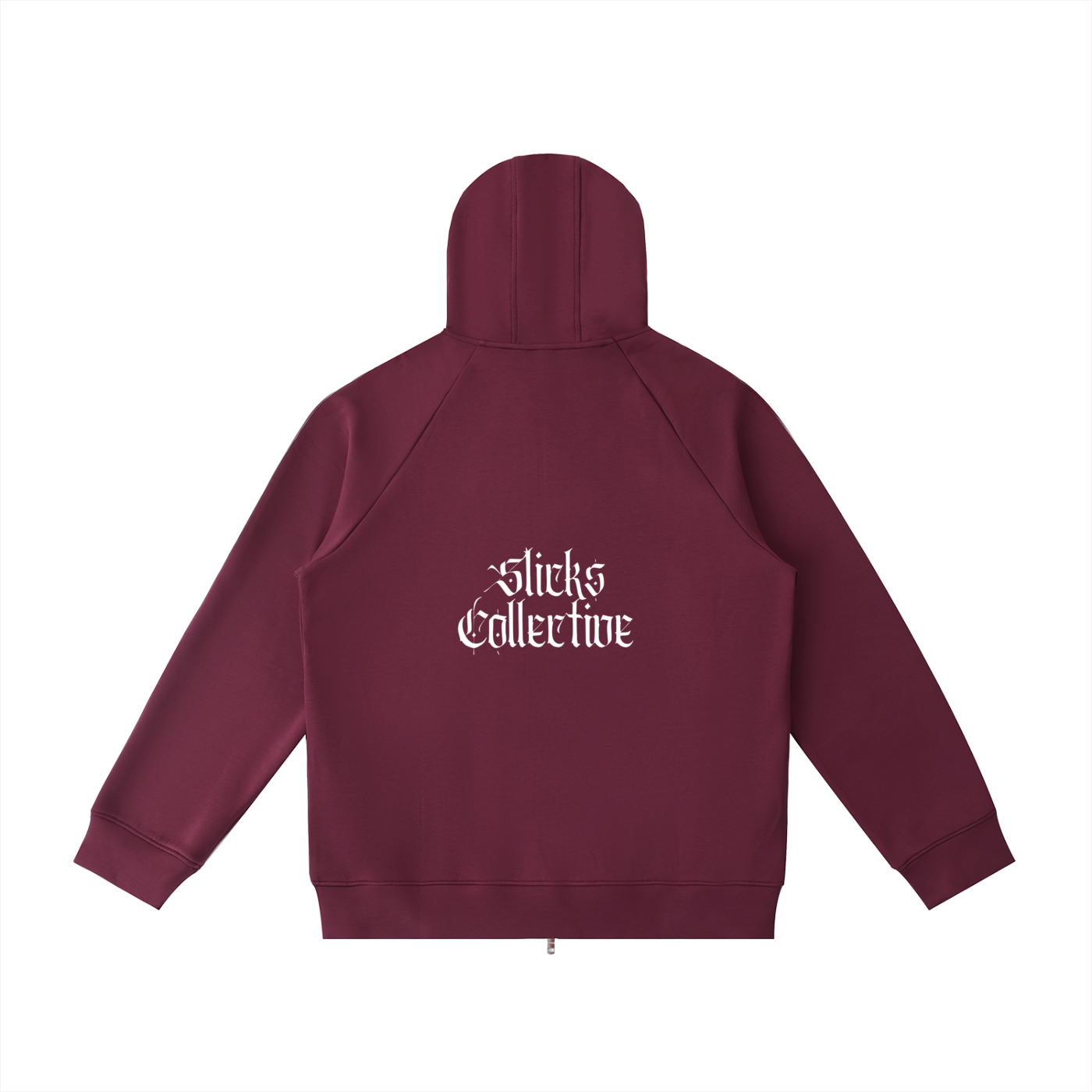 Heavyweight Raglan Sleeve Zip Hoodie