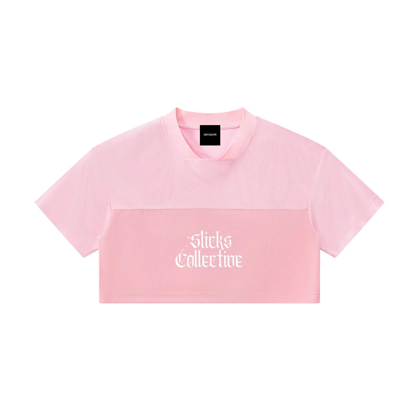 Women’s Cropped Paneled V-Neck Jersey - *Signature*