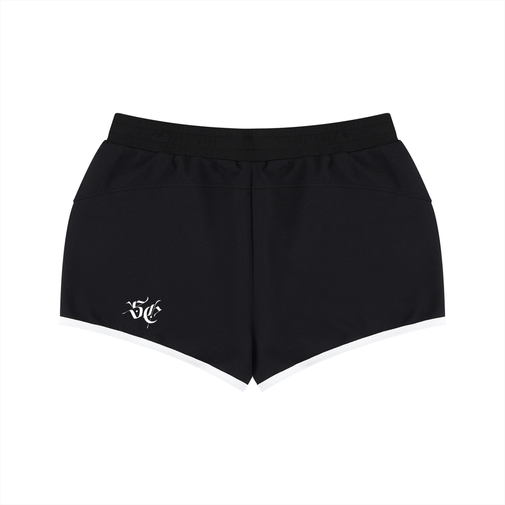 Women's Retro Contrast Binding Shorts