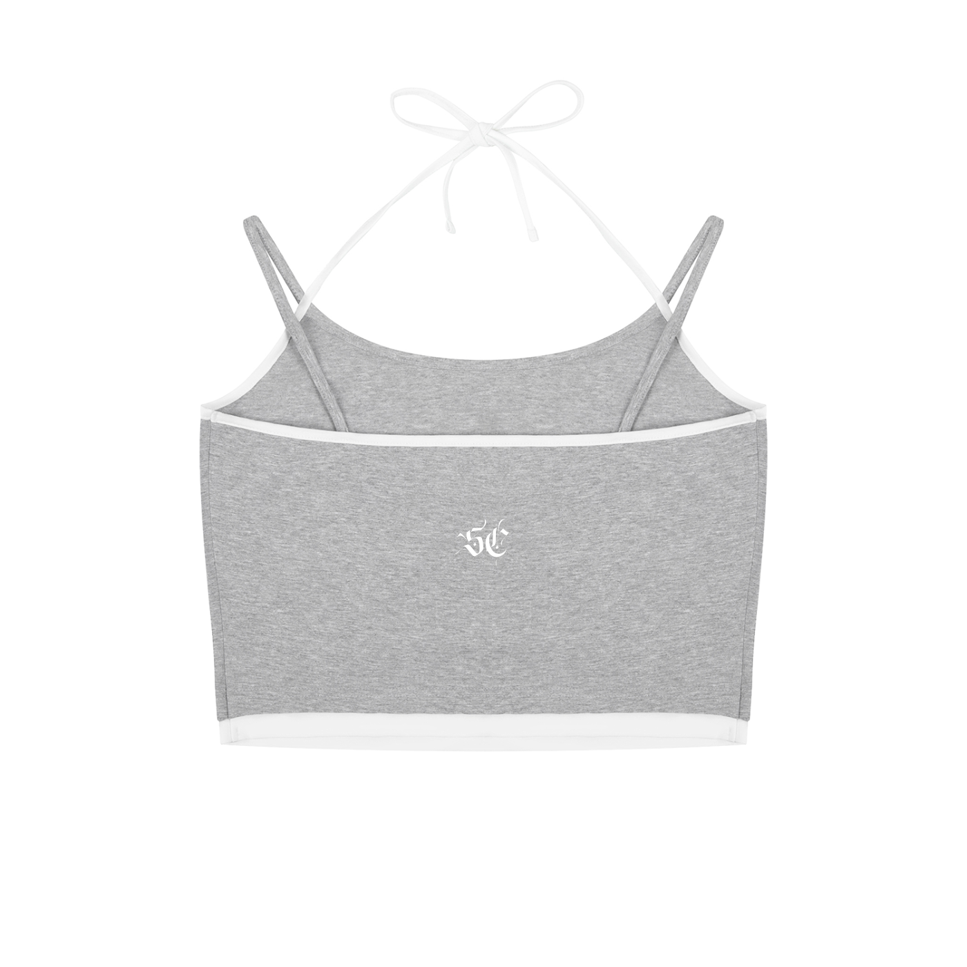 Contrast Binding Halter Tank Top - *Signature*
