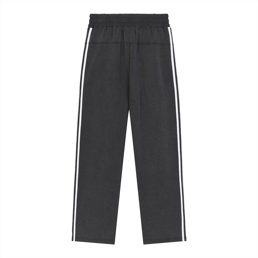 Snow Washed Contrast Tape Sweatpants - *Signature*