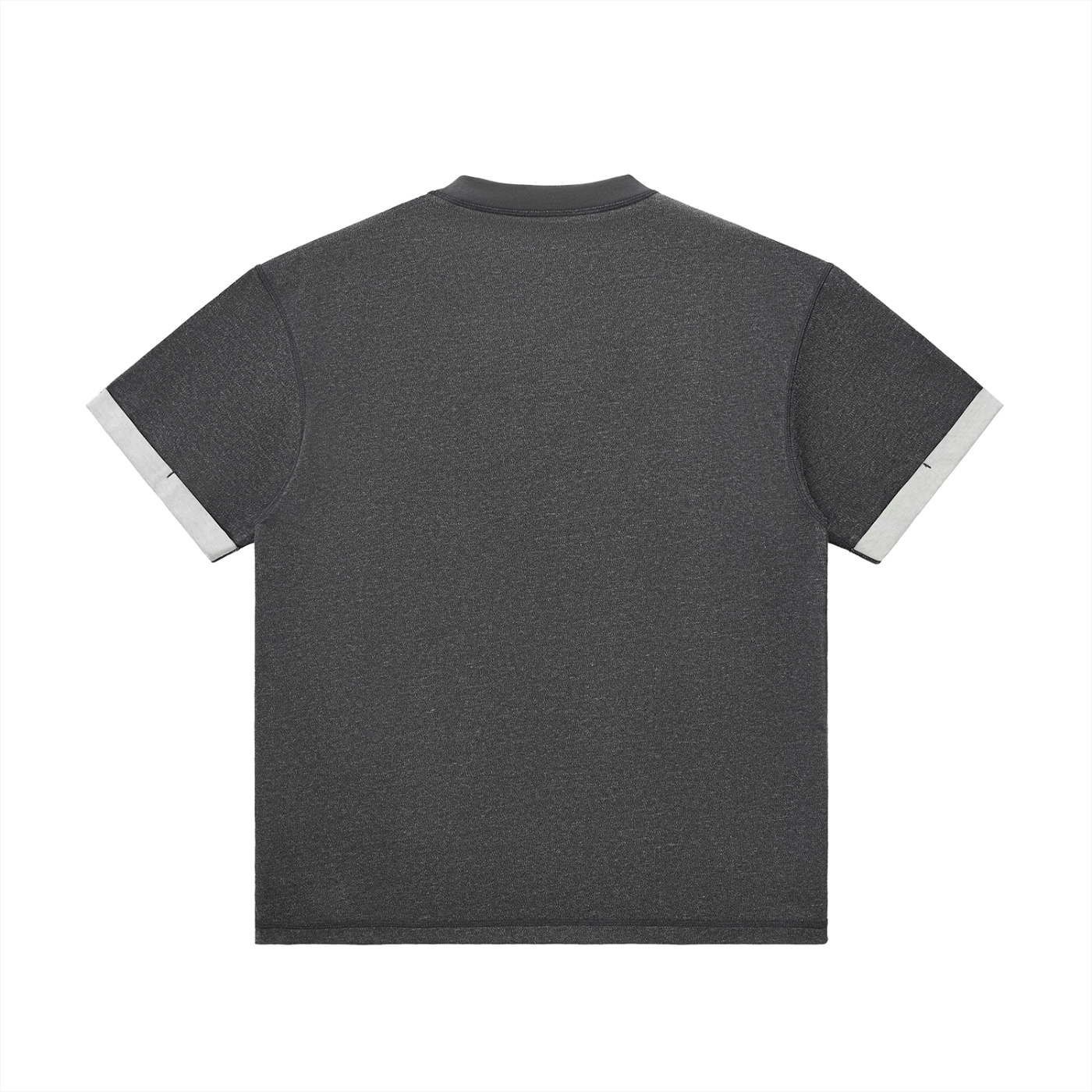 Contrast Cuff Cuffed Tee - *Signature*